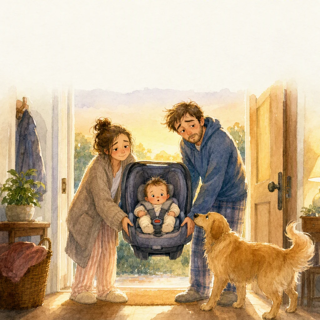 La première fois à la maison