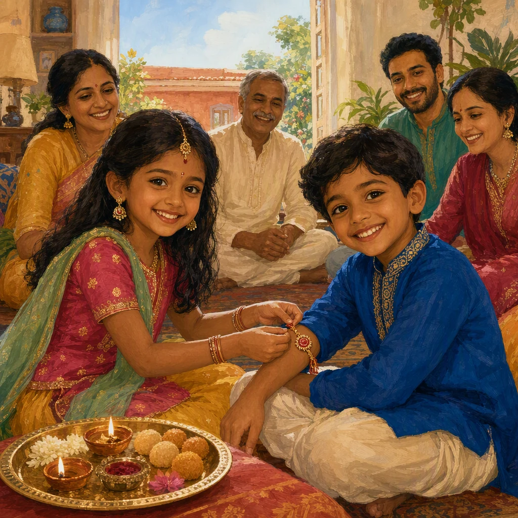 Un rakhi pour une amie
