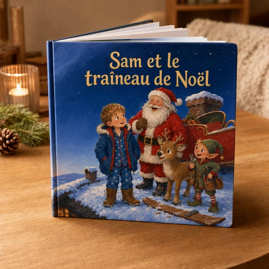 Un livre de Noël avec votre enfant en héros